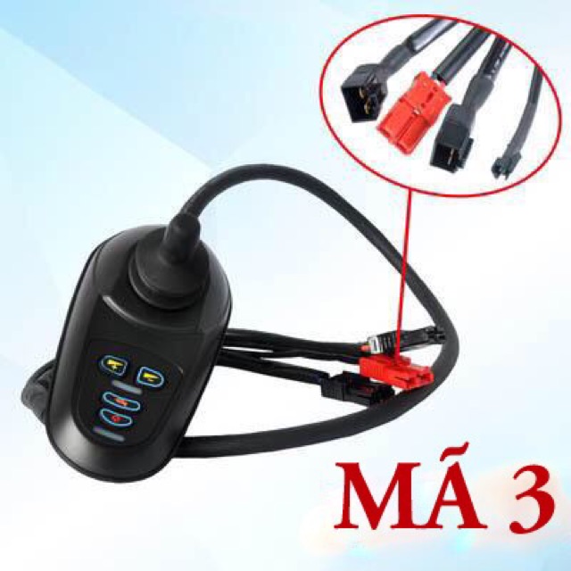 (sẵn mã 6)joystick 45A - tay điều khiển xe lăn điện