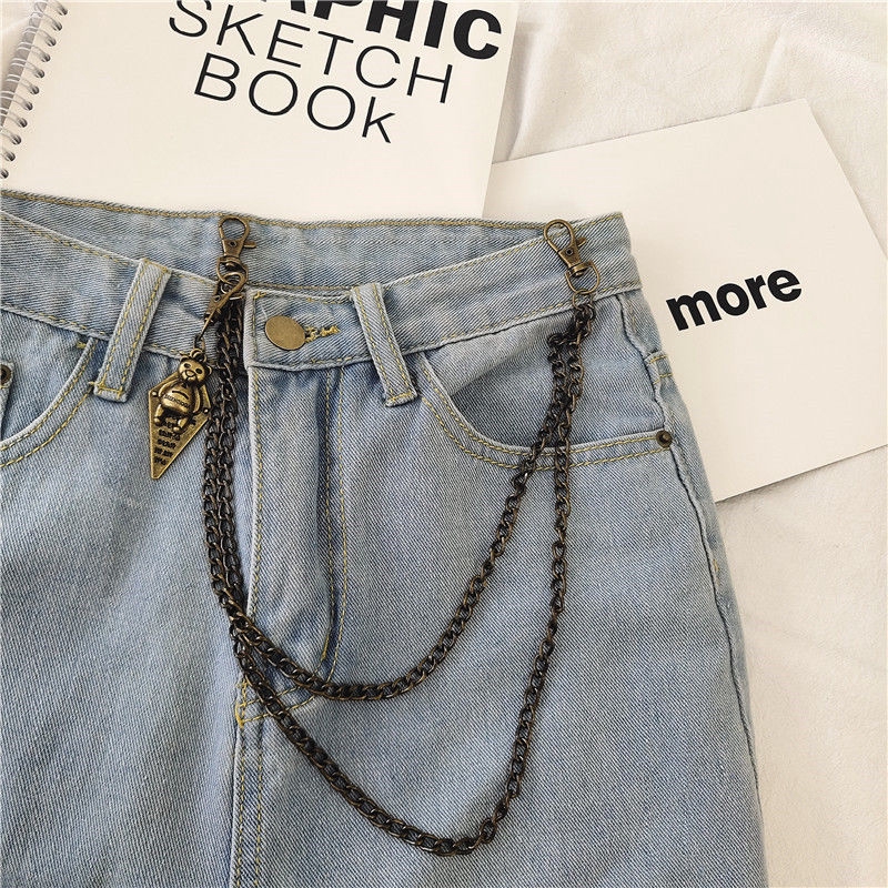 Chuỗi Dây Xích Đồng Màu Đồng 22550 Trang Trí Quần Phong Cách Hip Hop Cổ Điển Cho Nam Nữ