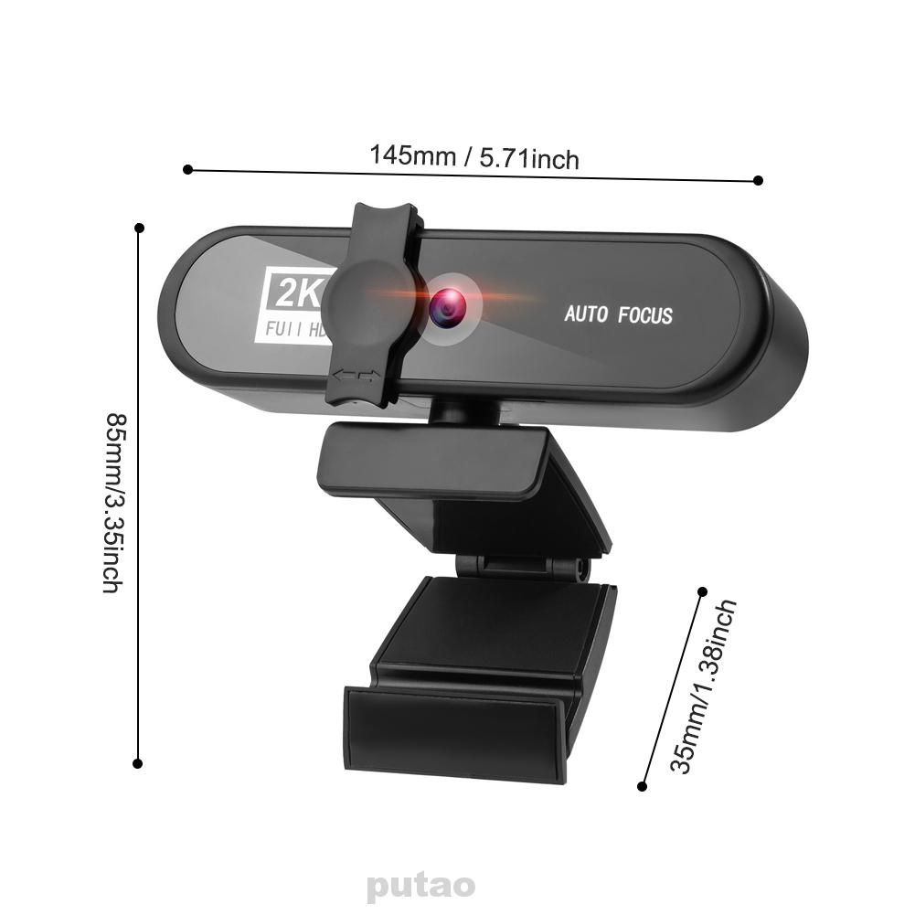Webcam máy tính USB 2.0 2K HD phích cắm và sử dụng cho dạy học trực tuyến | BigBuy360 - bigbuy360.vn