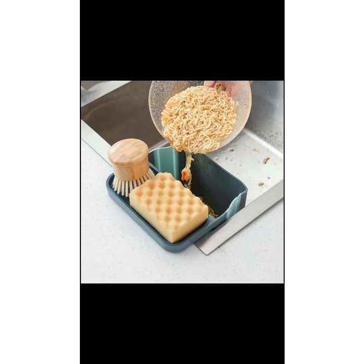 Kệ để bồn rửa bát, lọc rác chữ L siêu tiện dụng