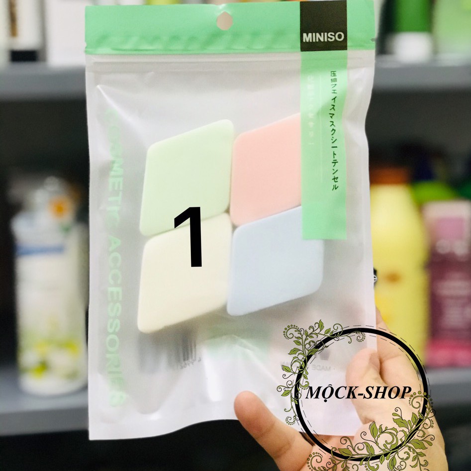 Mút tán kem nền Miniso