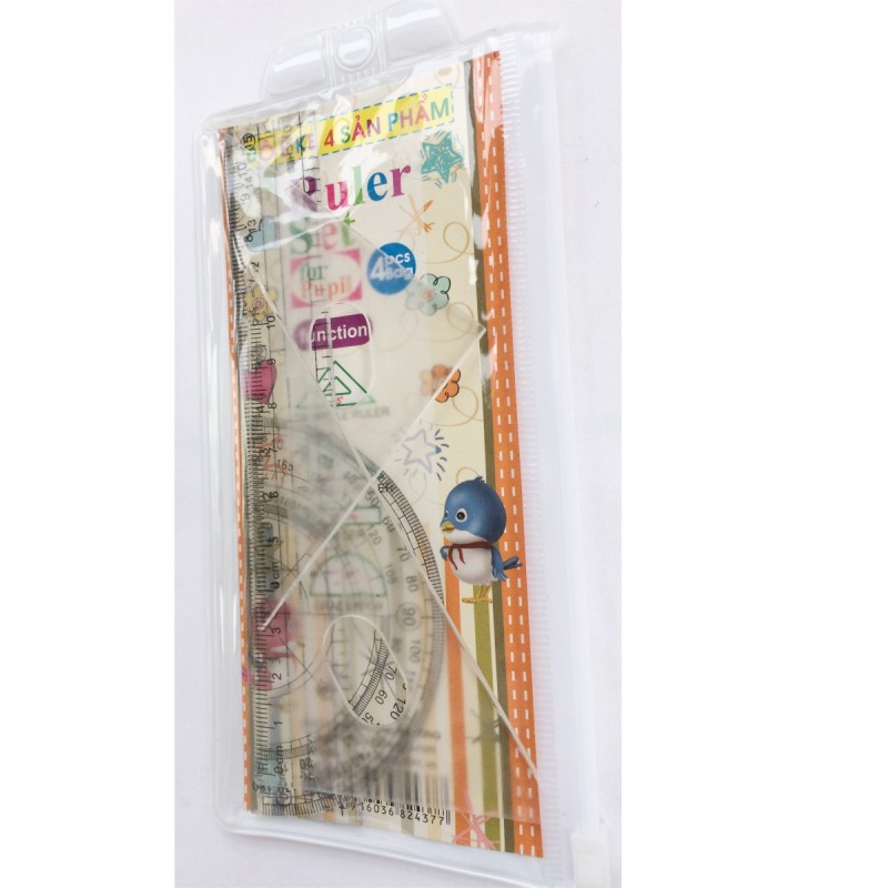 Bộ Ê ke 4 sản phẩm KLONG MS: 437