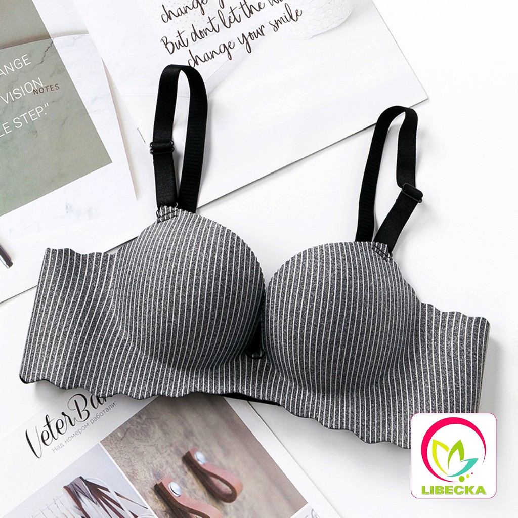 Áo ngực nữ su đúc không gọng mút 2,5cm nâng ngực tạo khe Sexy gợi cảm hàng cao cấp LBIECKA AL19