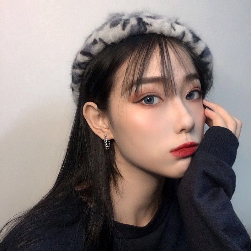 Khuyên tai dáng dài kiểu chuỗi xích phong cách Harajuku cá tính