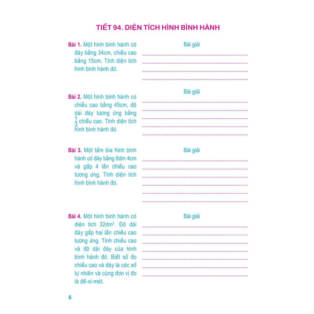 Sách: Vở Bài Tập Toán Nâng Cao Lớp 4 - tập 2