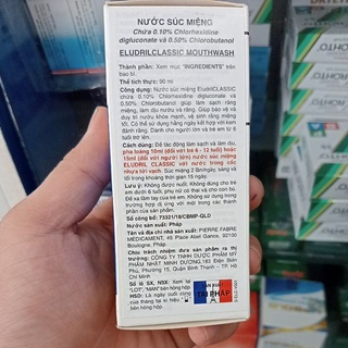 ✅ [Chính Hãng] Nước súc miệng Eludril Classic (chai 90ml)