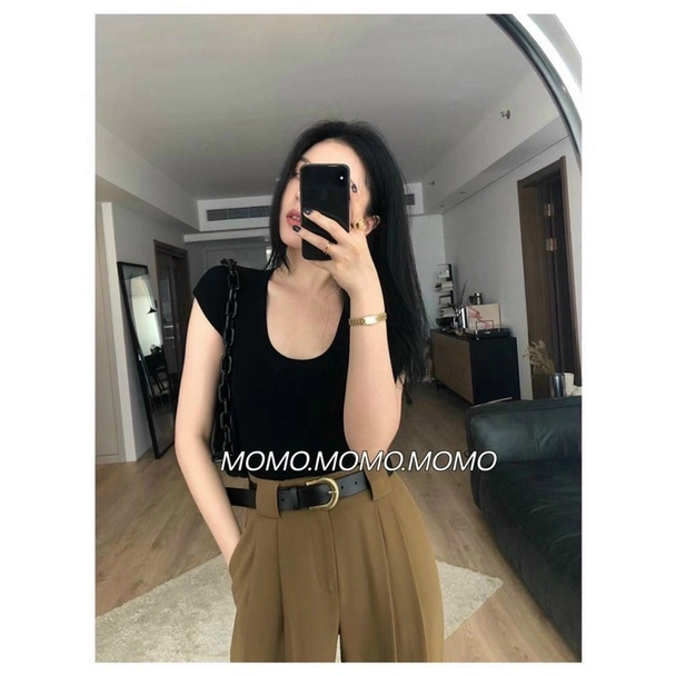 BÁN SỈ ÁO LEN TRƠN CỘC TAY CỔ TIM CHO NỮ - Bảng 9 màu