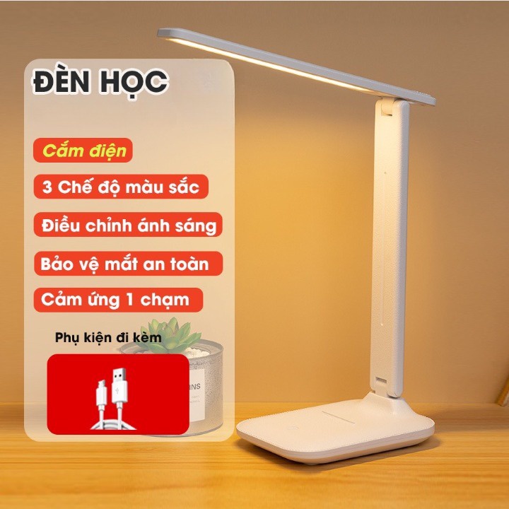 Đèn Học Để Bàn Chống Cận Có Tích Điện và Không Tích Điện Cảm Ứng Siêu Nhạy