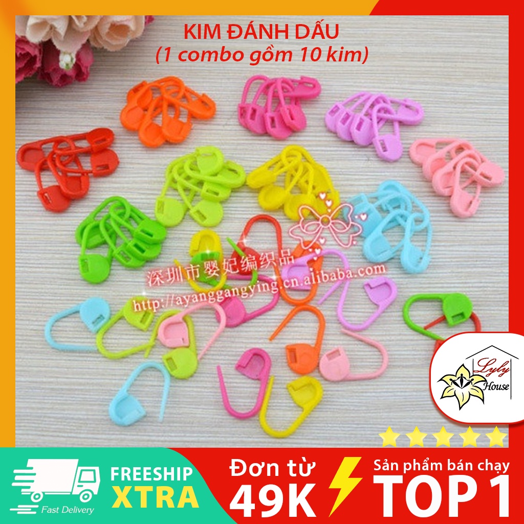 Combo 10 Kim đánh đấu mũi sắc màu