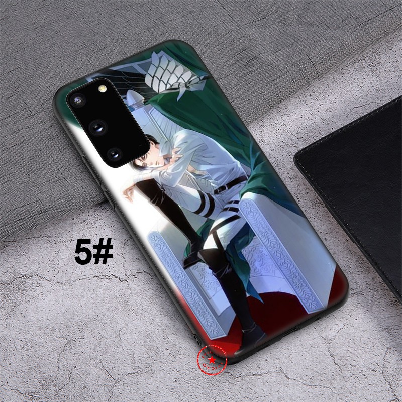 Ốp Lưng Mềm In Hình Anime Attack On Titan Cho Samsung Galaxy A11 A21 A21S A41 A51 A71 A81 A91 A2 J4 Core