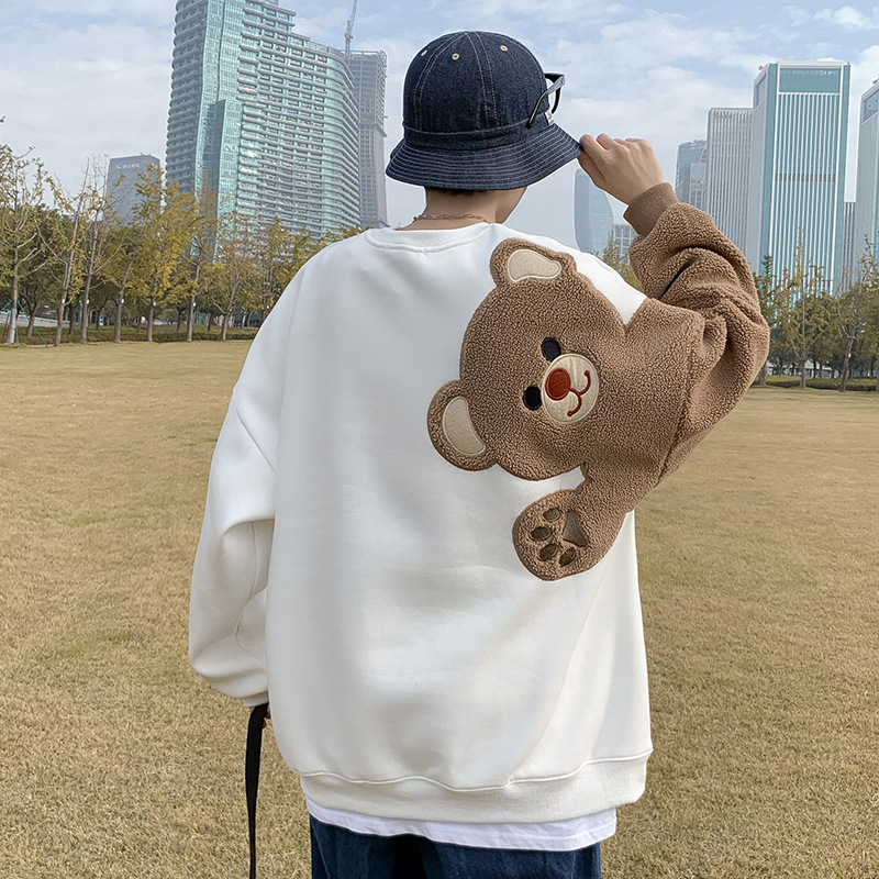 Áo Hoodie Tay Dài Lót Nhung Dày Thời Trang Mùa Đông Cho Nam