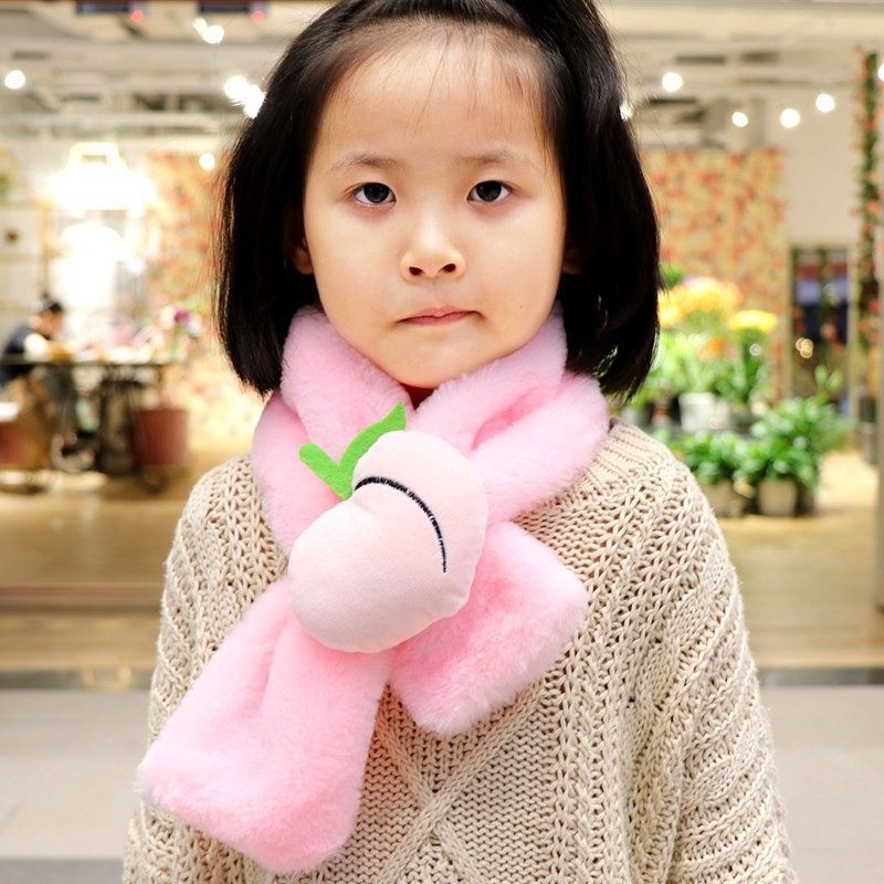 Khăn Choàng Cổ Giữ Ấm Hình Trái Cây Cho Bé