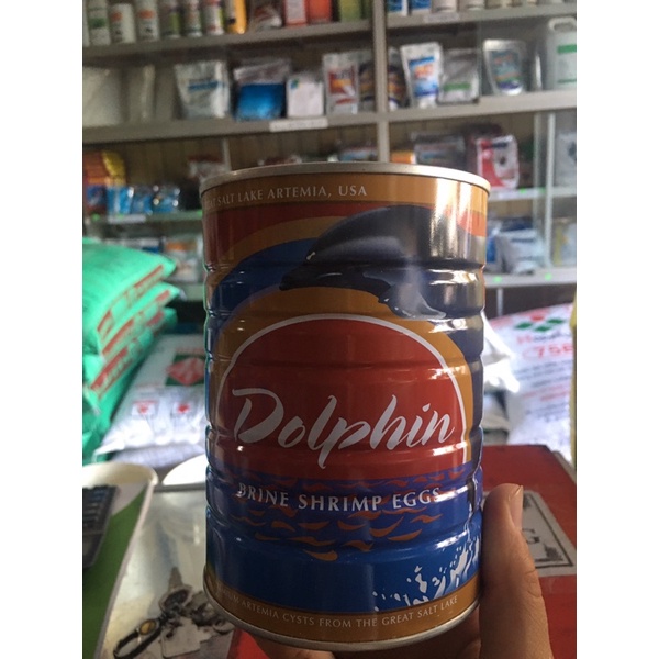 Artemia dolphin tỉ lệ nở > 90%( combo sỉ 1 thùng 12 lon)