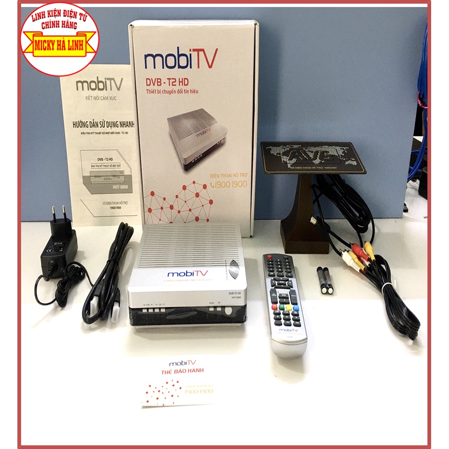 Bộ đầu thu MobiTV kèm anten bàn - Hàng Chính Hãng Truyền hình An Viên - Xem kênh truyền hình với 99 kênh truyền hình