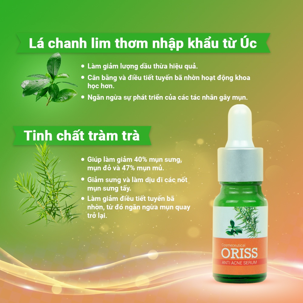 Combo Chăm Sóc Da Mụn Chuyên Sâu Oribe Ngừa Mụn, Sạch Da, Đánh Bay Vết Thâm