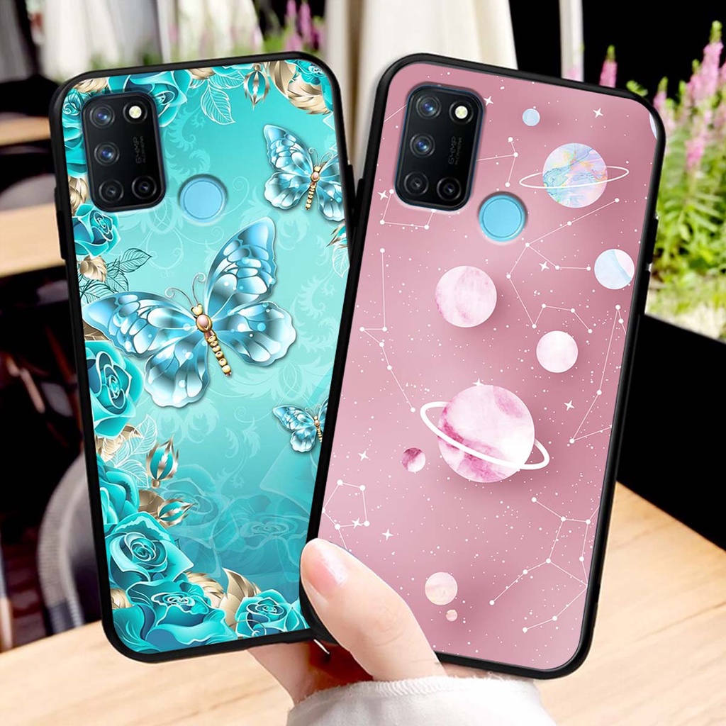 Ốp lưng Oppo REALME C17 / REALME 7- i in hình hoa xinh xắn, hiện đại , thời trang ,phong cách