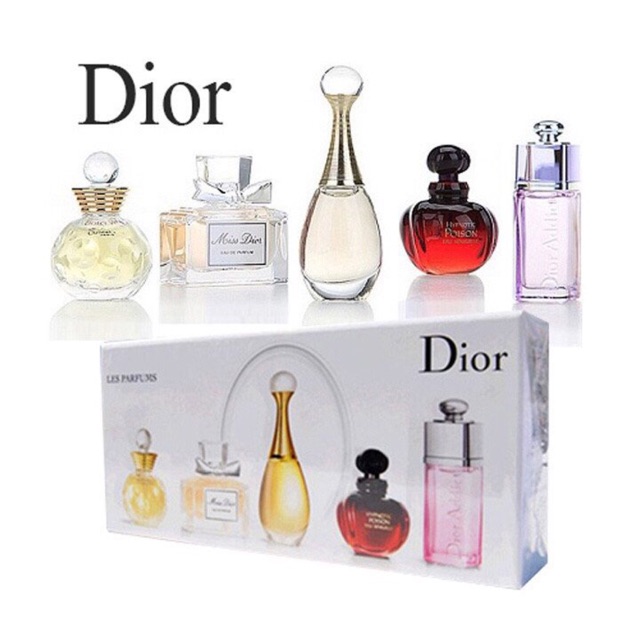 Bộ nước Hoa DIOR 5 chai (Singapo)