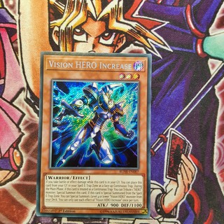 Thẻ bài Yugioh chính hãng | Vision HERO Increase | BLHR Secret rare.