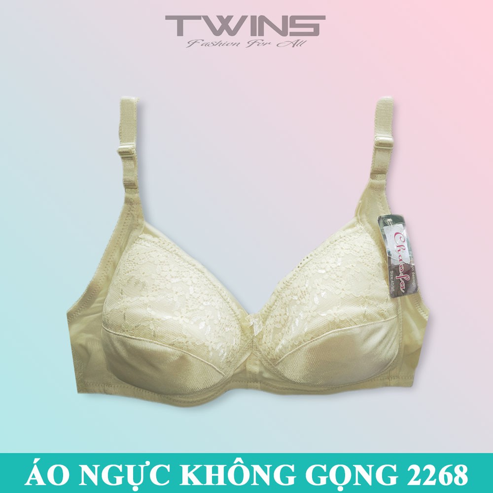 Áo ngực không gọng nữ ren bigsize SD2268 mút mỏng nguyên ngực phom lớn size 38-40-42-44