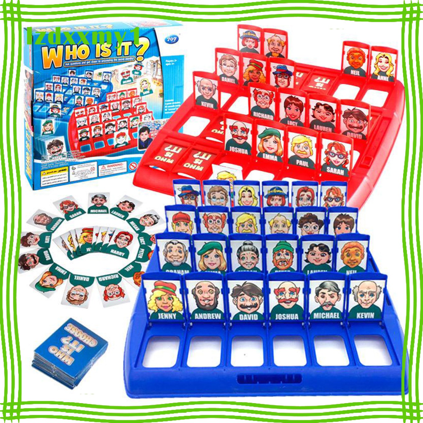 Bộ Trò Chơi Board Game Who Is It Cho Gia Đình / Du Lịch