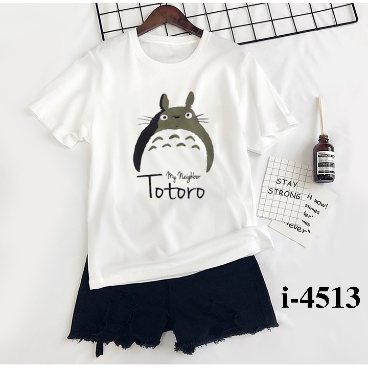 Áo Thun UNISEX Họa Hình TOTORO Xinh Xắn