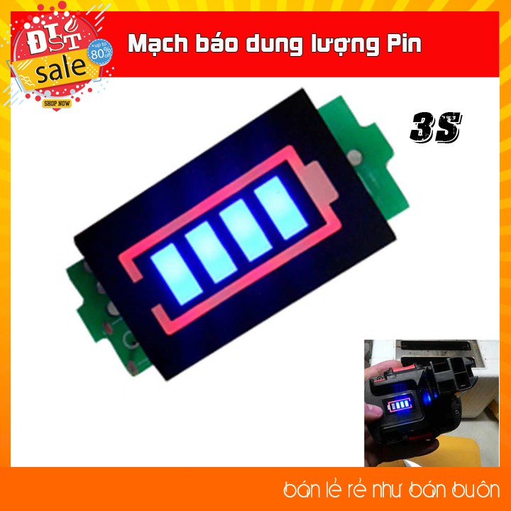 Mạch Báo Pin 1S 2S 3S 4S 5S 6S 7S 8S ✅ [RẺ NHẤT VIỆT NAM ] ⚡