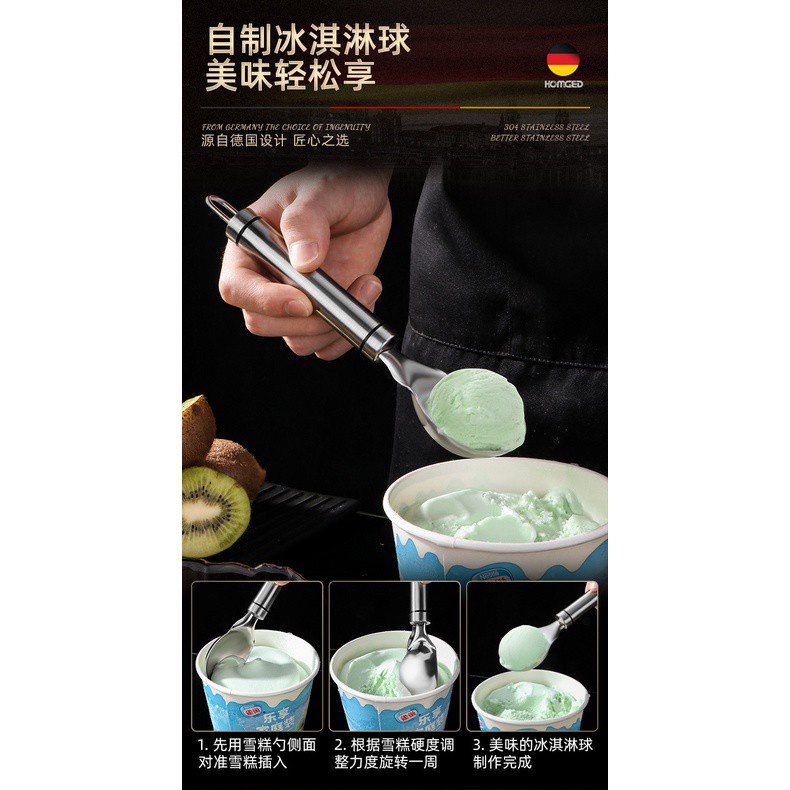 Muỗng Múc Kem Inox 304