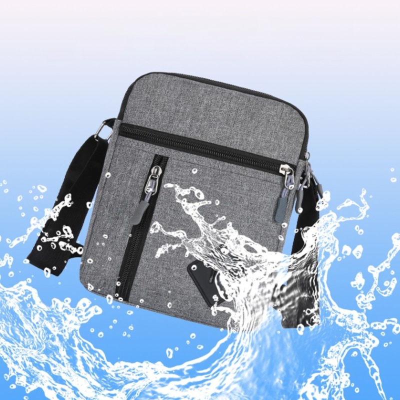 Túi Đeo Chéo Thể Thao Chống Nước Phong Cách Vintage Cho Nam Nữ