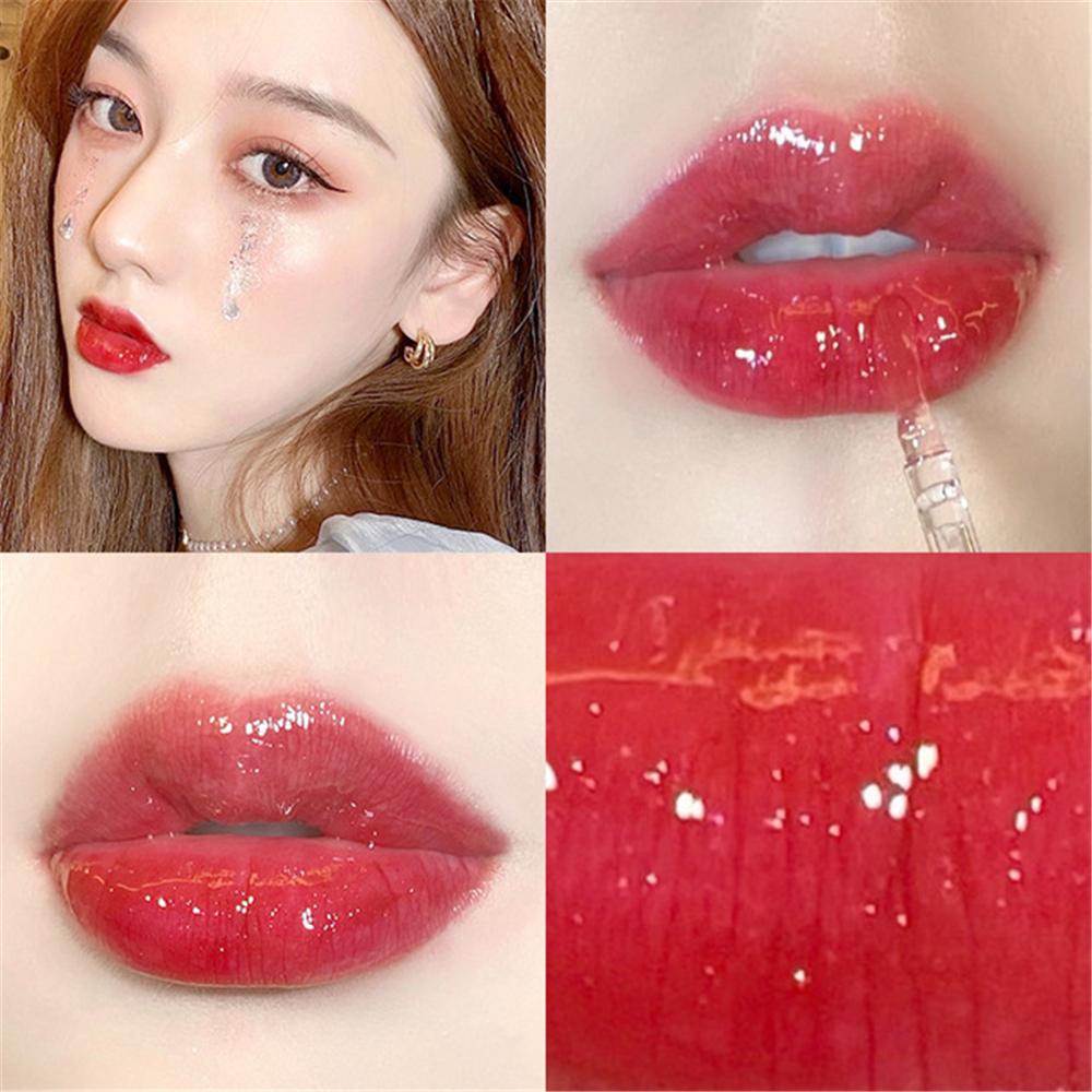 BORAG Lip Gloss Long Lasting Reduce Lips Lines Liquid Lip Oil Jelly Shiny