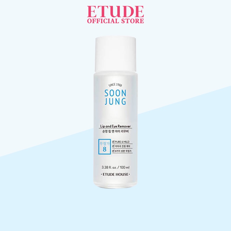 Nước Tẩy Trang Cho Mắt Và Môi nhẹ nhàng hiệu quả ETUDE SoonJung Lip &amp; Eye Remover 100ml