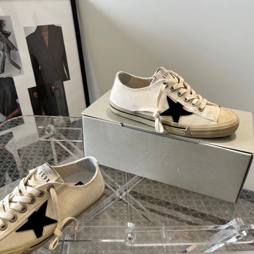 Giày thể thao da thật thời trang cao cấp Golden Goose nam nữ phong cách đường phố