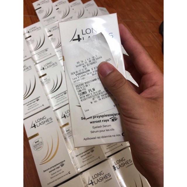 Serum Dưỡng Mi Dài 4 Long Lashes , Giúp Mi Dài, Dày, Khỏe Hơn Tôn Thêm Vẻ Đẹp Của Đôi Mắt - 3ml | BigBuy360 - bigbuy360.vn