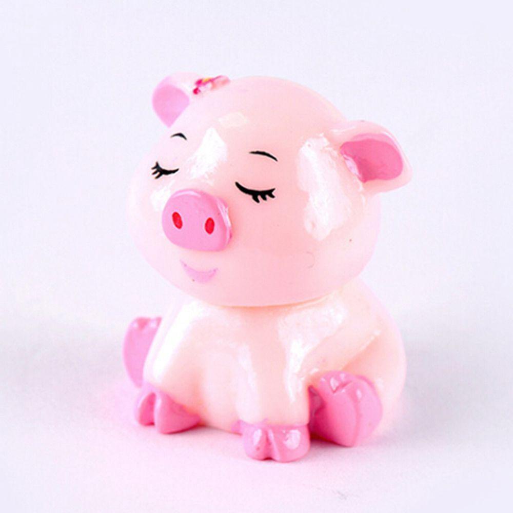 Set 4 Tượng Hình Chú Heo Dễ Thương Trang Trí Sân Vườn