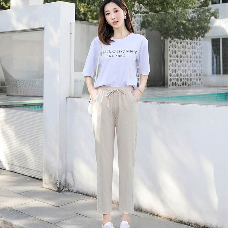 Quần Cotton Nữ Ống Rộng Size S-2Xl | BigBuy360 - bigbuy360.vn