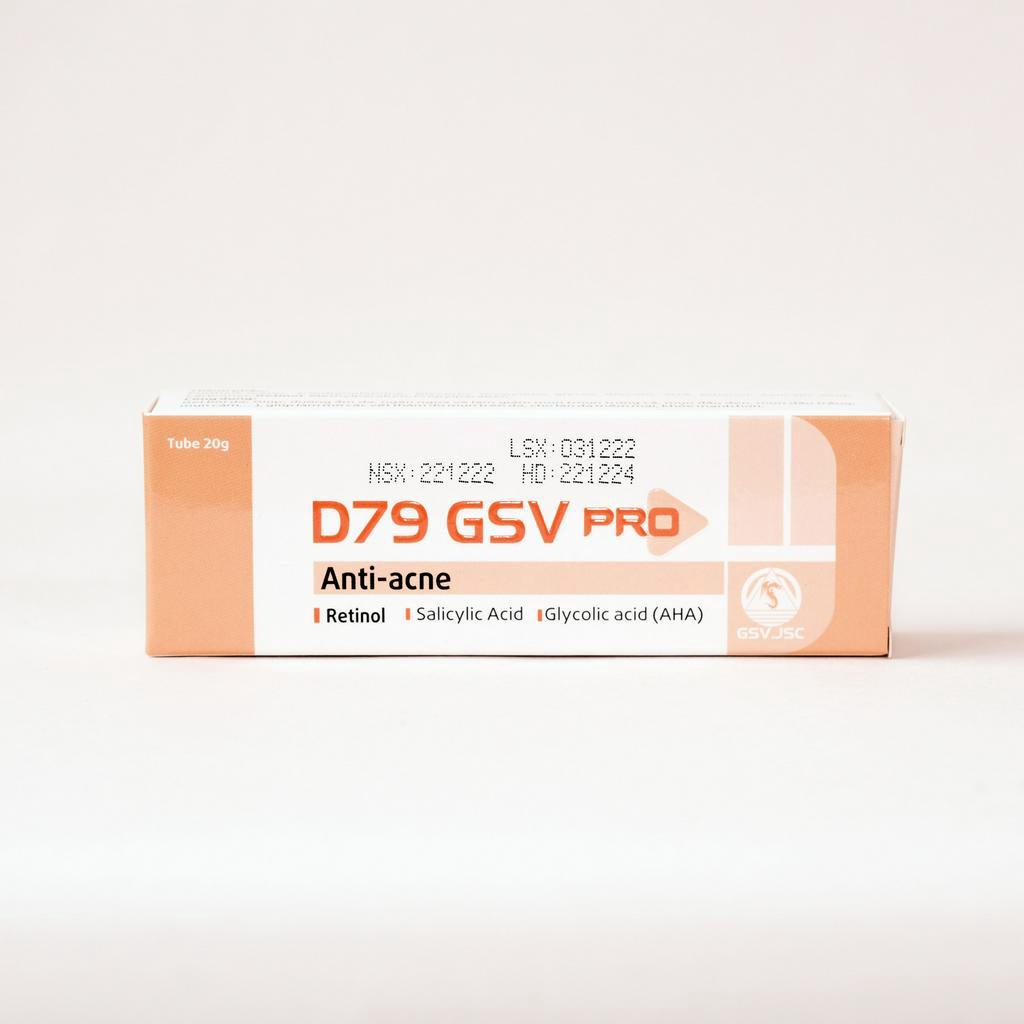 Kem D79 GSV Pro 20g, Giúp Giảm Mụn, Thâm, Trẻ Hoá Da  20g
