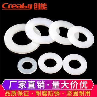 Vòng đệm dẹt bằng nhựa nilon cách nhiệt cỡ lớn M2 M4 M5 M6 M8 M10 M12
