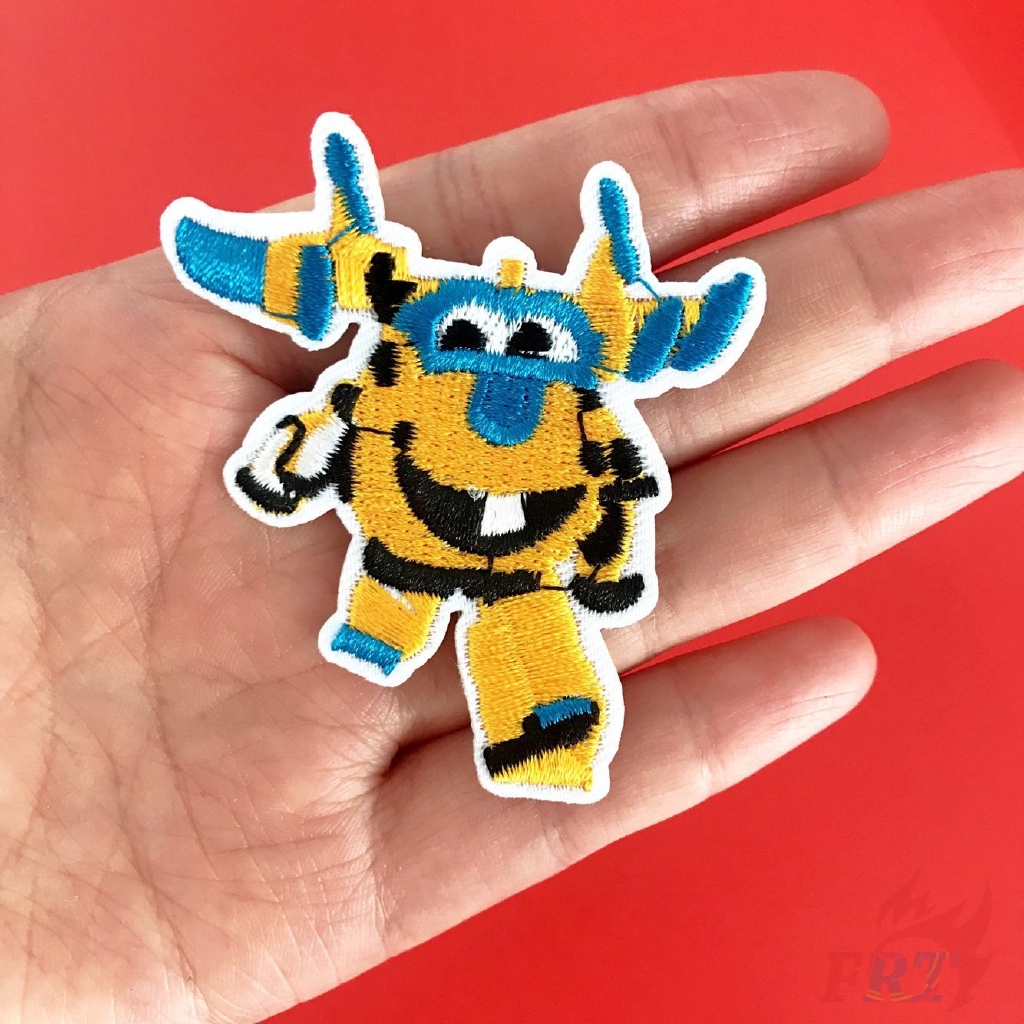 ☸ Cartoon：Super Wings Patch ☸ 1Pc Diy Sew on Iron on Patch