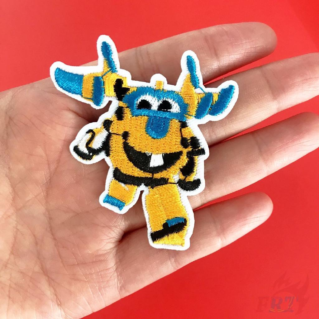 ☸ Cartoon：Super Wings Patch ☸ 1Pc Diy Sew on Iron on Patch