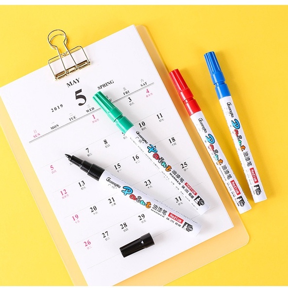 Bút sơn Paint 8 màu nét 1mm, 0.7 mm vẽ trên nhiều chất liệu Paint Marker Medium. MS: GN151