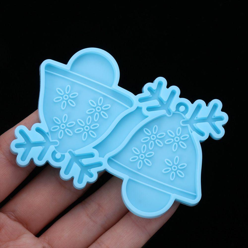 Khuôn Silicone Làm Bông Tai DIY Hình Ông Già Noel Tuần Lộc Bông Tuyết