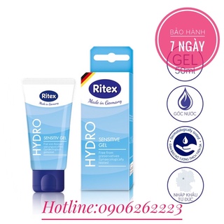 Gel bôi trơn Ritex Hydro gốc nước (Tuýp 50ml)