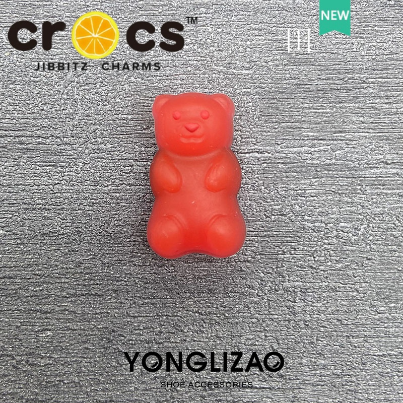 Phụ Kiện Trang Trí Giày crocs Hình Chú Gấu Và Bong Bóng Xinh Xắn DIY