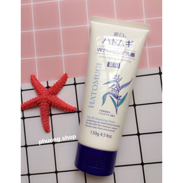 Sửa rửa mặt ý dĩ Hatomugi Naturie Nhật Bản