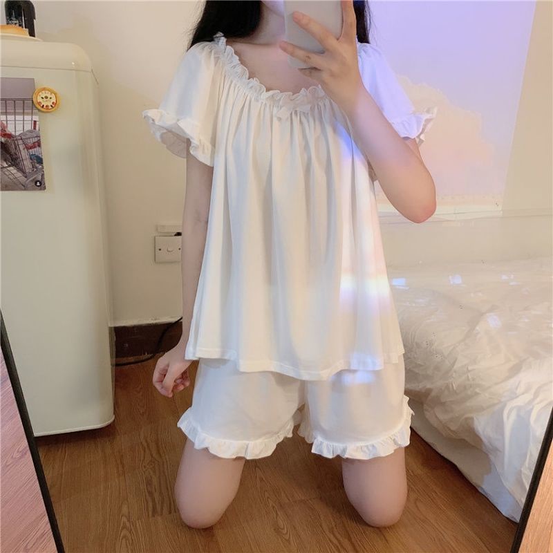 ❤️❤️Bộ đồ ngủ vải mỏng kiểu Nhật Bản thiết kế đơn giản dễ thương | BigBuy360 - bigbuy360.vn