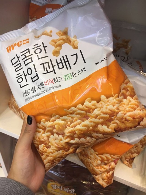 Snack quẩy xoắn Hàn Quốc bịch 280gr