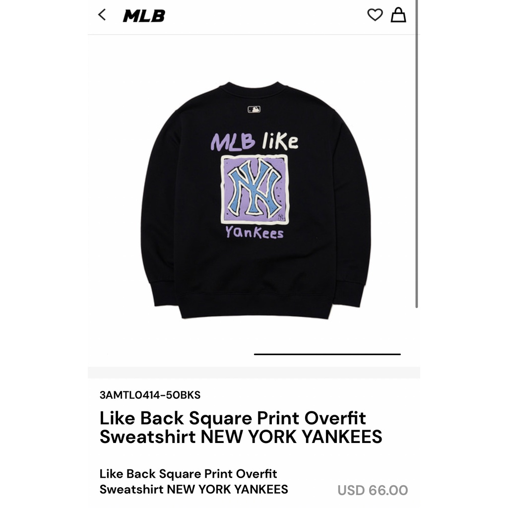 BỘ QUẦN ÁO MLB NY màu đen dài tay DƯ XỊN FULL TEM TAG