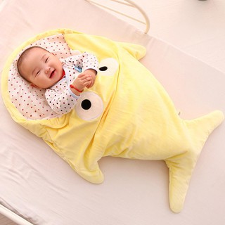 Cá Mập Túi Ngủ Cho Bé Sơ Sinh Dễ Thương Chăn Ấm Đầm Dày Trẻ Sơ Sinh Chăn-168-OXUI3