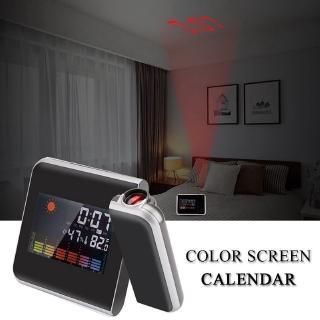 Electronic LED Clock with Weather Projector