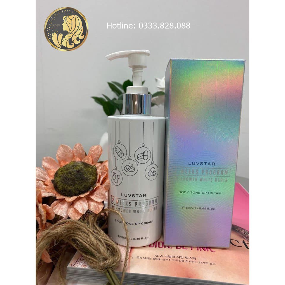 [Chính Hãng] Sữa Tắm Trắng Da Luvstar Body Tone Up Cream 250ml