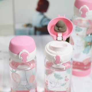 (TẶNG TÚI) BÌNH THỦY TINH NẮP BẬT 480ML
